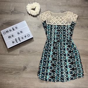 Cresent women’s diamond print dress